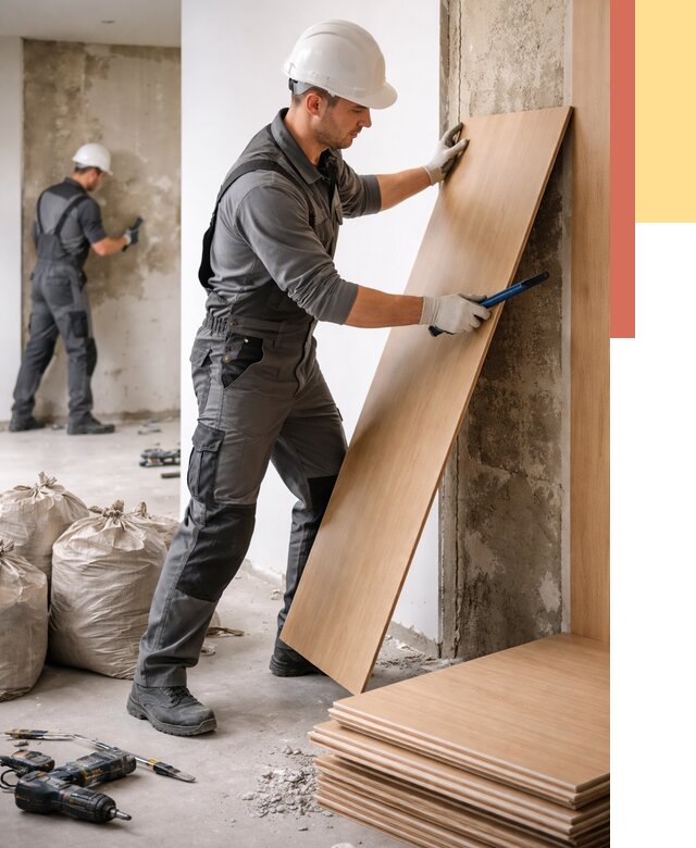 Демонтаж стеновых панелей в Рязани от 3594 руб. за м² быстро и недорого | ОТДЕЛОЧНИК-Рзн