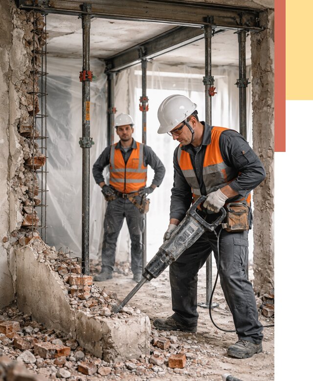 Снос несущих стен в Рязани от 10525 руб. — демонтаж несущей стены под ключ | ОТДЕЛОЧНИК-Рзн