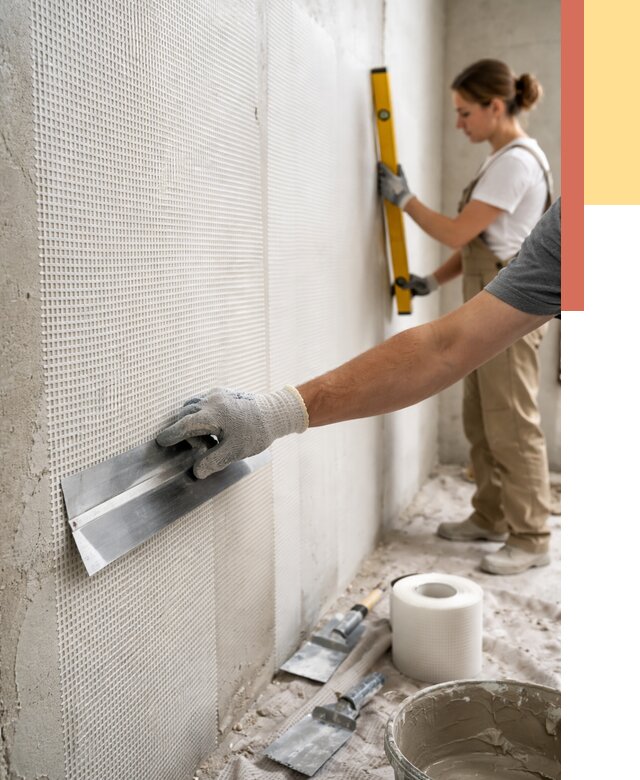 Армирование стен стеклосеткой в Рязани от 3286 руб. под ключ | ОТДЕЛОЧНИК-Рзн