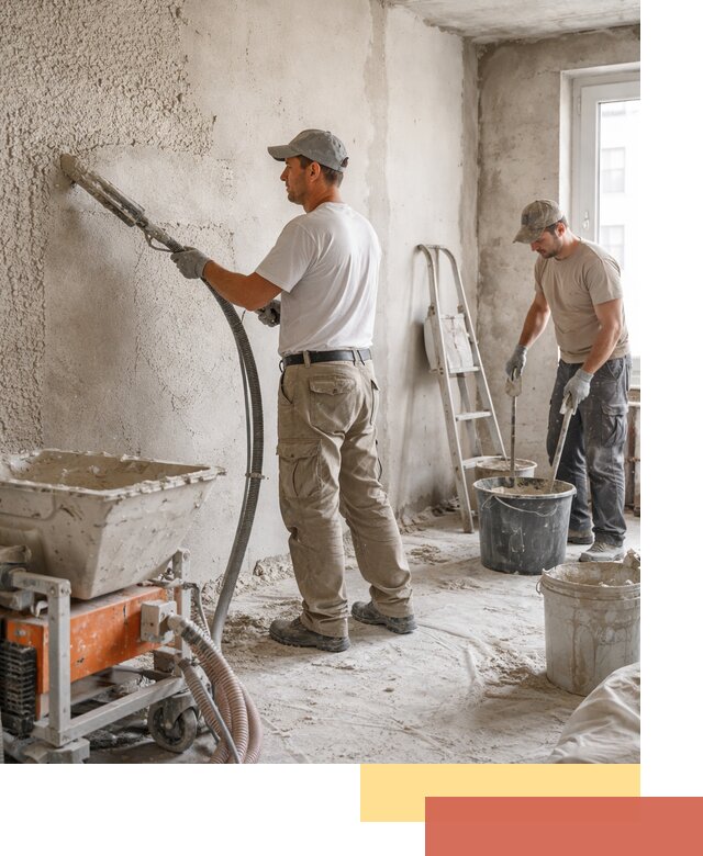 Машинная штукатурка стен в Рязани — быстро и качественно