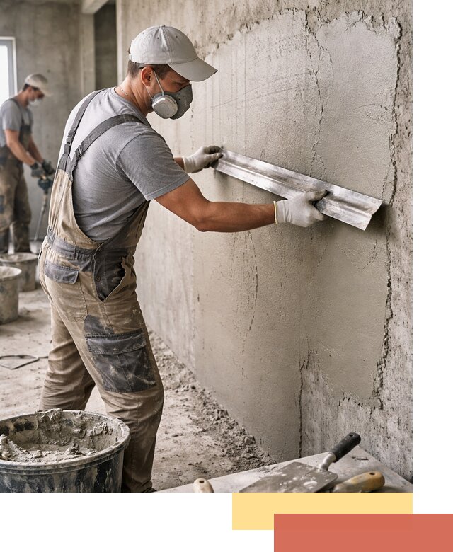 Штукатурка бетонных стен в Рязани качественно и долговечно