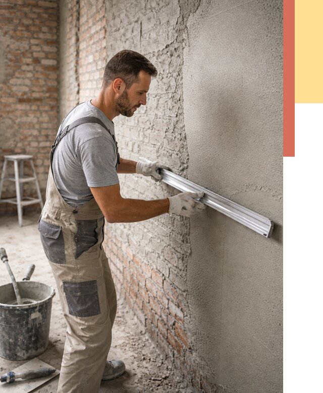 Штукатурка кирпичных стен в Рязани от 4621 руб/м2 — быстро и недорого | ОТДЕЛОЧНИК-Рзн