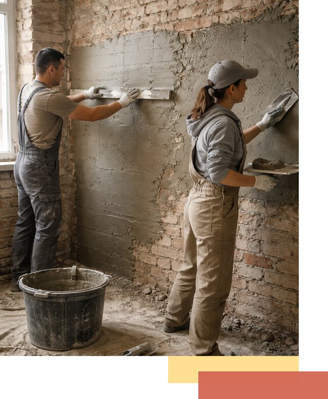 Штукатурка кирпичных стен в Рязани — качественно и надежно