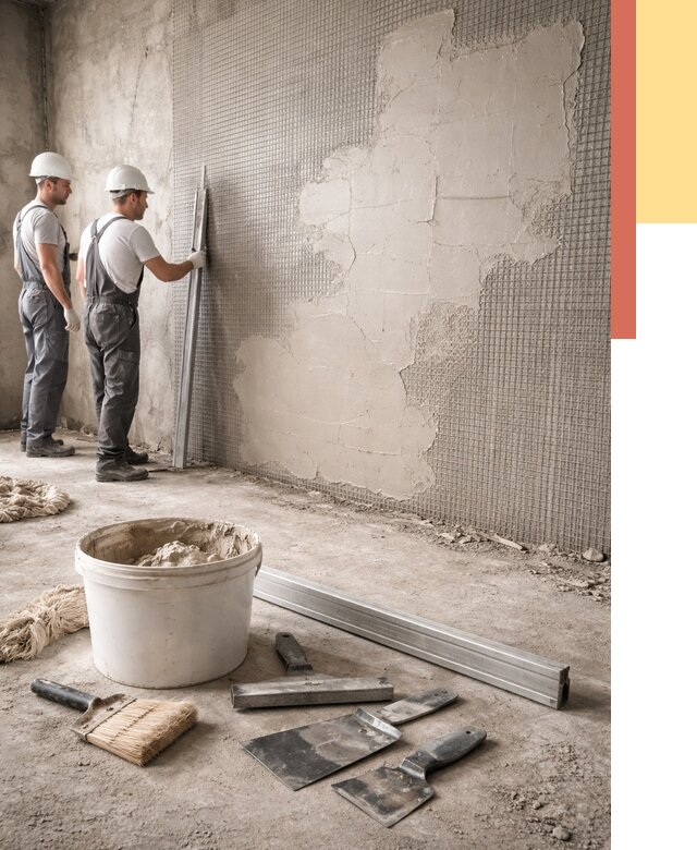 Штукатурка стен по сетке в Рязани от 5647 руб./м2 — быстро и недорого | ОТДЕЛОЧНИК-Рзн