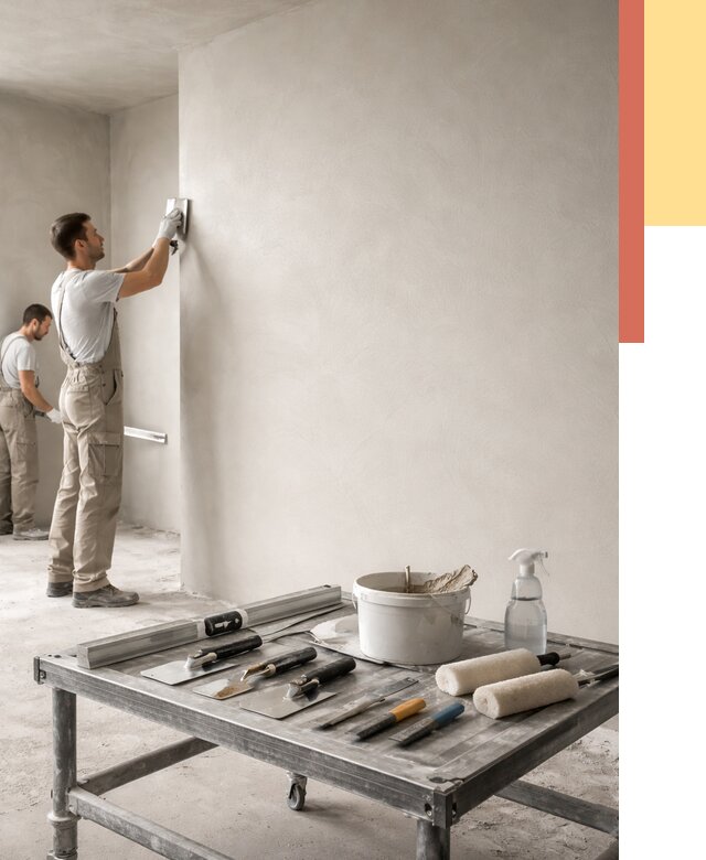 Штукатурка стен под покраску в Рязани от 4621 руб./м² — качественно и недорого | ОТДЕЛОЧНИК-Рзн