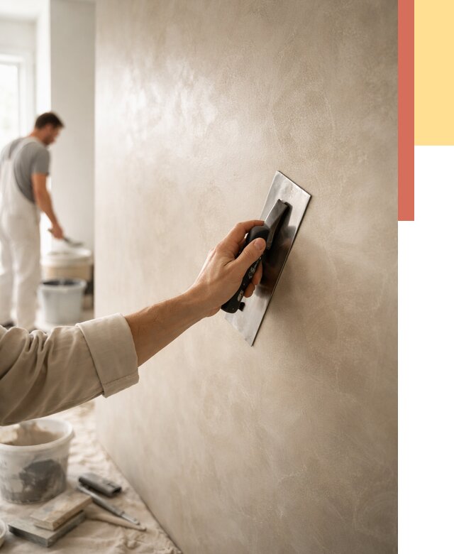 Венецианская штукатурка в Рязани от 3594 руб/м² — нанесение стен под ключ | ОТДЕЛОЧНИК-Рзн