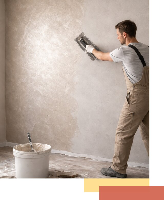 Декоративная штукатурка «Мокрый шелк» под ключ в Рязани