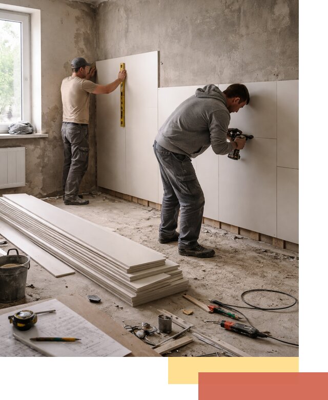 Монтаж ПВХ панелей на стены в Рязани качественно и быстро