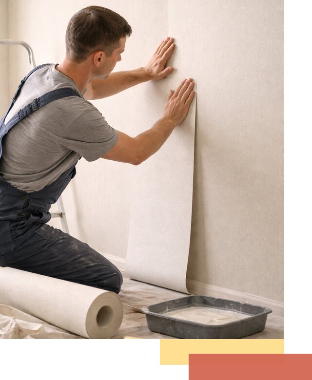 Поклейка флизелиновых обоев в Рязани качественно и быстро