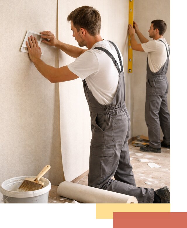 Поклейка бумажных обоев в Рязани качественно и недорого