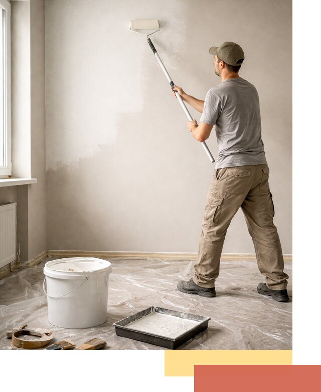 Покраска стен латексной краской в Рязани качественно и быстро