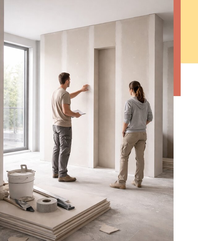 Зонирующая перегородка из гипсокартона в Рязани от 2875 руб. под ключ | ОТДЕЛОЧНИК-Рзн