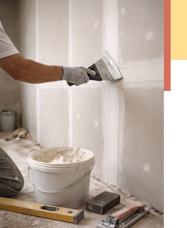 Шпаклевка перегородок из гипсокартона в Рязани от 2567 руб. — услуги ОТДЕЛОЧНИК-Рзн