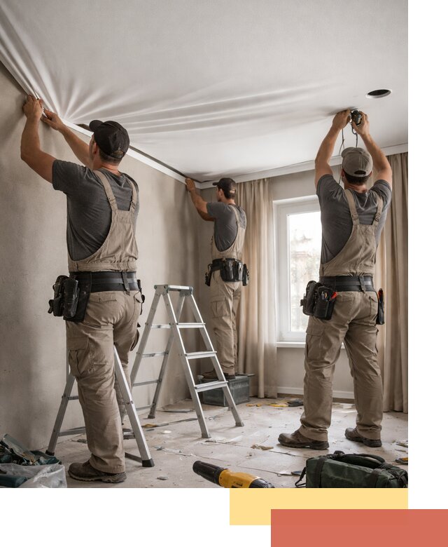 Монтаж матового натяжного потолка в Рязани качественно и быстро