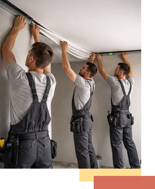 Теневые натяжные потолки в Рязани: монтаж и отделка быстро и качественно