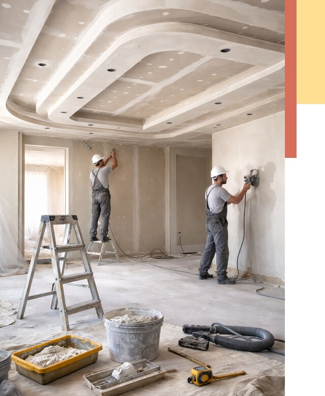 Многоуровневый потолок из гипсокартона в Рязани от 770 руб. под ключ | ОТДЕЛОЧНИК-Рзн