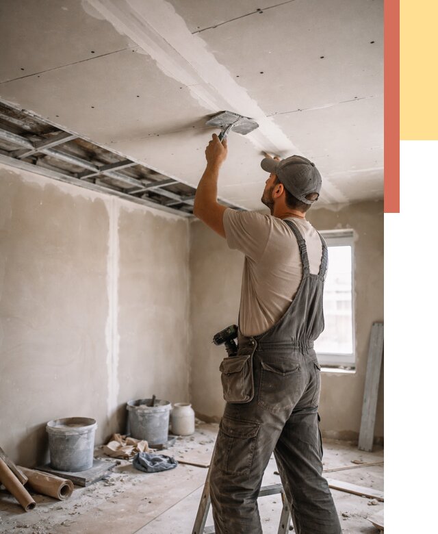 Ремонт потолка из гипсокартона в Рязани от 667 руб./м² — быстро и недорого | ОТДЕЛОЧНИК-Рзн