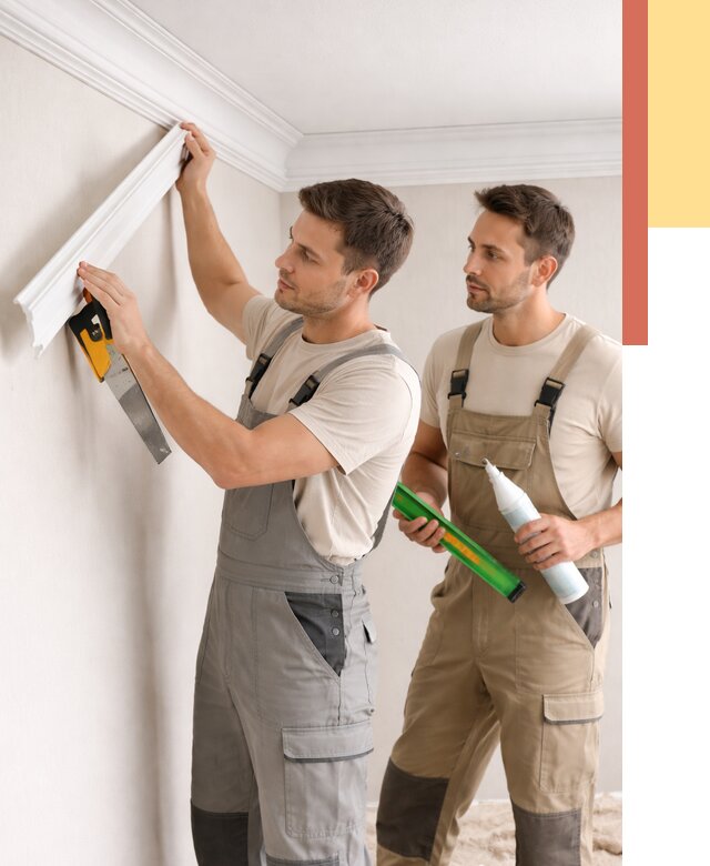 Монтаж потолочного плинтуса в Рязани от 2362 руб. — быстро и недорого | ОТДЕЛОЧНИК-Рзн