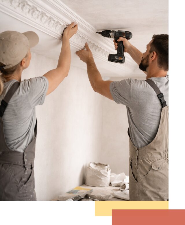 Профессиональный монтаж лепнины на потолок в Рязани