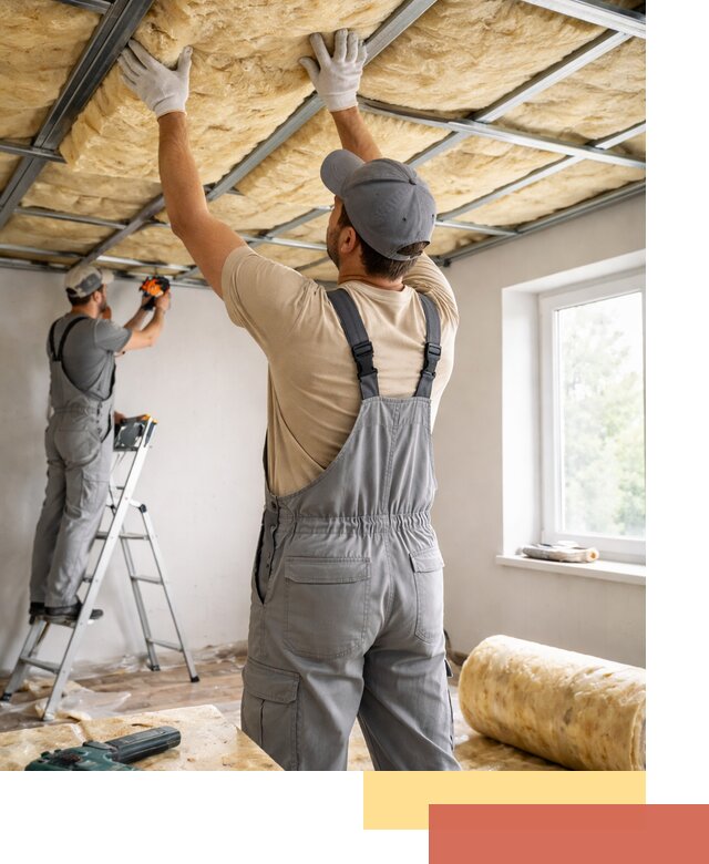 Утепление потолка под ключ в Рязани качественно и быстро