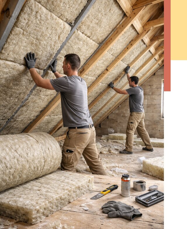 Утепление потолка минватой в Рязани от 1489 руб. — быстро и недорого | ОТДЕЛОЧНИК-Рзн