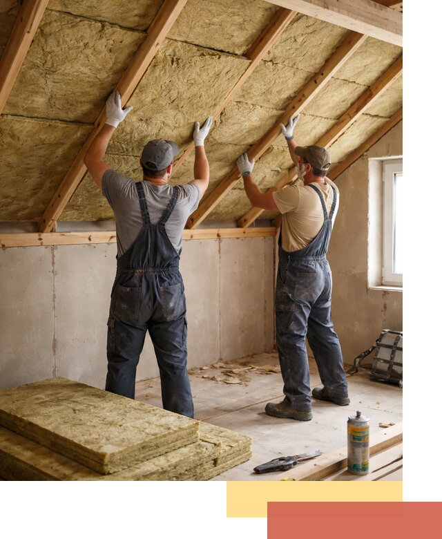 Утепление потолка минеральной ватой в Рязани