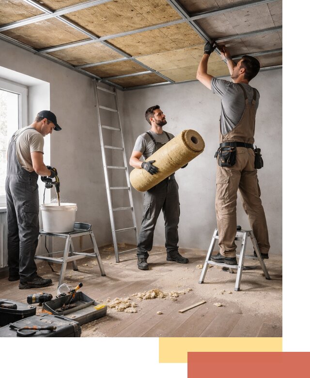 Шумоизоляция потолка в Рязани: профессиональный монтаж и отделка